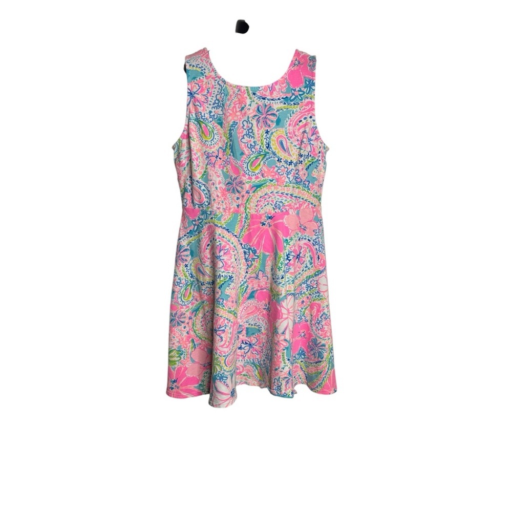 Lilly Pulitzer Multicolor Girls Dress size 12 Fit and Flare Coastal Beach